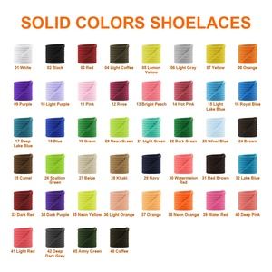Lacets de chaussures WEGOODZF de haute qualité, en toile de polyester ovale de 6 mm d'épaisseur, personnalisables, colorés, décontractés, sportifs, vente en gros - Product Image 3