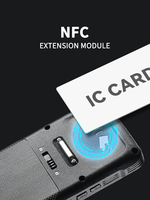 PDA portable anti-explosion NFC avec caméra 16MP, téléphone portable portable, WiFi, BT, GPS intégré, scanner de codes-barres 1D 2D POS Android
