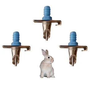 high quality rabbit nipple drinker for rabbit cage breeding rabbit water drinker cup