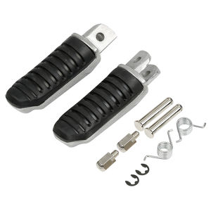 Repose-pieds avant pour conducteur, pédales de repose-pieds compatibles avec Suzuki Hayabusa GSX1300R 1999-2012 DL650 GSX650F <span class=keywords><strong>GSX1400</strong></span> XF-1091 - Product Image 2