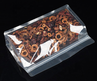 Emballage en plastique transparent anti-odeur, pochette à fond plat, emballage transparent résistant à l'humidité, sacs à fermeture éclair, sacs en mylar de qualité alimentaire
