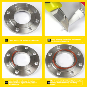 POWEREAGLE Sellador de Juntas Automotrices de Silicona RTV 100% de Alta Temperatura - Sellador Neutro de un Componente - Product Image 3