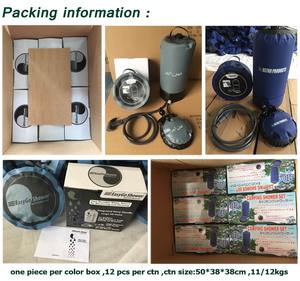 BAOLONG 11L Bleu – Réservoir de <span class=keywords><strong>Douche</strong></span> Portable à Pression pour Camping et Extérieur, en PVC Taraulin, Type Jerrycan - Product Image 4