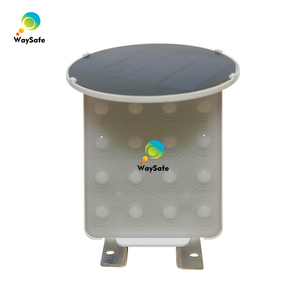 Feux de signalisation routière à clignotement synchronisé solaires, à haute intensité, réflecteurs prismatiques, protection IP66 pour - Product Image 4