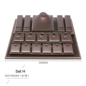 Espositore per gioielli personalizzati con combinazione gratuita di gioielli Set espositore per negozio 54x49cm e 108x49cm espositore per vetrina per gioielli da tavolo - Product Image 4