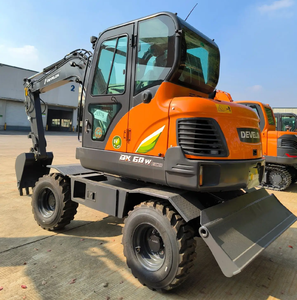 ปั๊มรถขุดตีนตะขาบ DEVELON DX60W ECO 5.5 ตัน ประหยัดพลังงาน สำหรับงานซ่อมถนนเทศบาล จัดสวน วางท่อ - Product Image 4
