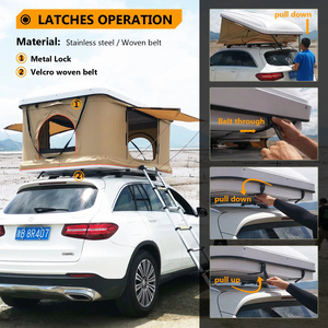 Carpa de Techo Rígida de Fibra de Vidrio Impermeable para Acampar, Proveedor Chino - Product Image 5