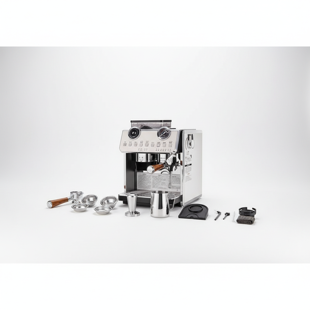 Bean to Cup Coffee Machine Automatic Commercial Espresso Maker Built in Grinder for Coffee Shop Office Use