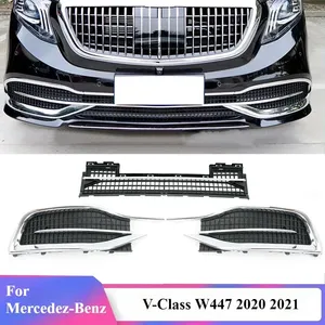 สำหรับรถยนต์เมอร์เซเดส-เบนซ์ วี-คลาส W447 ปี 2020 2021 กระจังหน้าทรงสปอร์ตแบบเฟสลิฟท์  ตะแกรงล่าง  หม้อน้ำ - Product Image 1