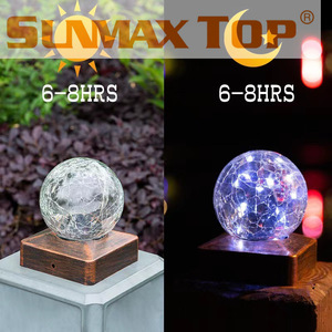 โคมไฟสวน LED ทรงลูกแก้วแตก สำหรับตกแต่งภูมิทัศน์ - Product Image 3