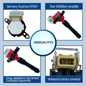 Gói cuộn dây đánh lửa năng lượng tia lửa cao arkauto 12131748018 uf354 cho BMW 3 5 7 8 X5 M50 M52 M54 E46 E36 E39 E38 e31 E53 e85 E52 - Product Image 2
