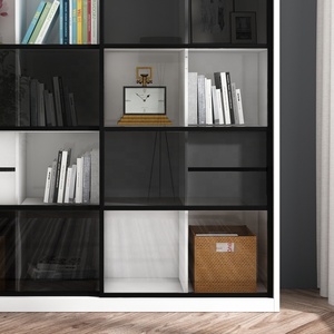 Scaffali di legno moderni su misura dello scaffale di libro di stoccaggio del <span class=keywords><strong>MDF</strong></span> della mobilia moderna della stanza di studio di cinque strati - Product Image 4