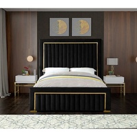 Lits rembourrés sur mesure de haute qualité, taille king double, pour la maison