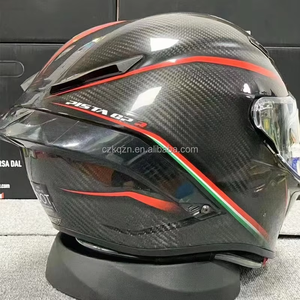 カーボンファイバー製 フルフェイスヘルメット バイク用 レーシングヘルメット - Product Image 2