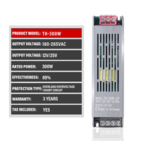Ultra-mince 12 v 5a Alimentation 24V 12 Volt LED Strip Lights Driver Installation cachée SMPS pour l'éclairage de décoration intérieure