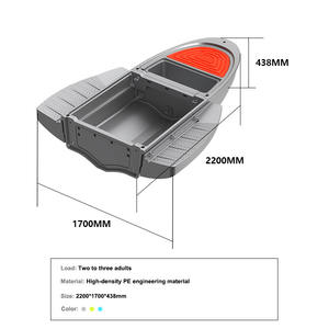 Mini Yacht Portable en PE, <span class=keywords><strong>Bateau</strong></span> Ponton de Luxe en Plastique, <span class=keywords><strong>Petit</strong></span> <span class=keywords><strong>Bateau</strong></span> Pliant Gonflable en Fibre de Verre pour la Pêche et les Appâts - Product Image 5