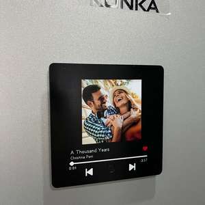 Regalos de Navidad, Imanes Personalizables para Refrigerador con Imagen y Música, Imanes Decorativos para Refrigerador de Alta Calidad - Product Image 4
