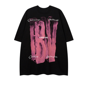 เสื้อยืดคุณภาพสูง ผ้าฝ้าย 100% เนื้อหนา หรูหรา สกรีนโลโก้ได้ตามสั่ง คอกลม เสื้อยืดเปล่า ไซส์ใหญ่ เสื้อยืดผู้ชาย - Product Image 2