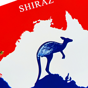 Etiqueta autoadhesiva privada personalizada, etiqueta roja de <span class=keywords><strong>alcohol</strong></span> con impresión personalizada, etiqueta adhesiva para botellas de vino - Product Image 2