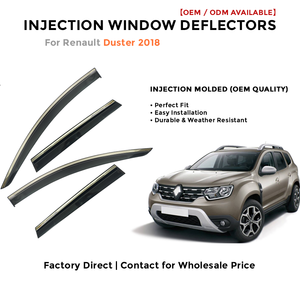 Déflecteurs de fenêtre latérale pare-pluie pour Toyota Cruiser 2019-2020 accessoires auto - Product Image 2