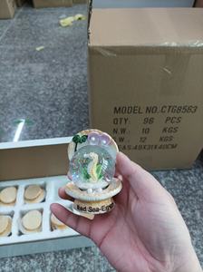 Globo de agua 3D paisaje viaje ciudad personalizado Alemania Noruega <span class=keywords><strong>Suecia</strong></span> Dinamarca Praga recuerdo regalo resina artesanía Praha globo de nieve - Product Image 6