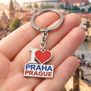 Llaveros de Aleación de Zinc Personalizados con Diseño de <span class=keywords><strong>Praga</strong></span>, Souvenir Checo, con Logotipo Personalizado, Foto Personalizada, Resistentes al Agua y Ligeros - Product Image 4