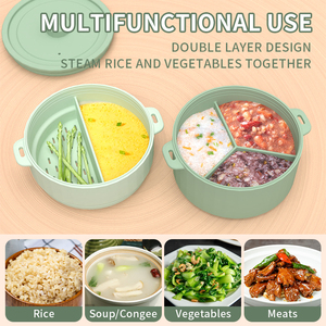 <span class=keywords><strong>2025</strong></span> New arrivals lò vi sóng Silicone thực phẩm hấp nồi hơi nồi Nồi Silicone Nồi hấp bát - Product Image 5