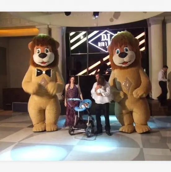 Disfraz de mascota inflable gigante para adultos, 2m/2019 m/3m/2,6 m de altura, inflable, para caminar, oso panda, Rey León, trajes de Mascota, gran oferta, 3,5