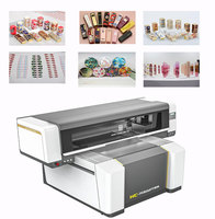 Nouvelle imprimante à plat numérique semi-automatique à jet d'encre UV Ricoh HC-7151 pour l'impression de papier d'emballage cosmétique 1200 dpi