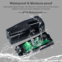 Sensor de Haz Infrarrojo Inalámbrico Antideslumbrante de 12-24V CC, 15-30M, Detector Fotoeléctrico Giratorio de 180 Grados para Seguridad del Hogar y Puertas