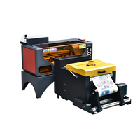 Machine d'impression DTF 4 couleurs Double tête XP600 30CM A3 + DTF Printer Pet Film Transfer Printer for All Textile T-shirt Printer
