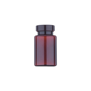 150cc Plastic bottle pharma grade plastic pill capsule bottle with golden cap
