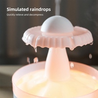 Diffuseur d'huiles essentielles IMYCOO, nouveau diffuseur d'arômes en forme de champignon, humidificateur nuage de pluie, logo personnalisé, diffuseur d'arômes de gouttes de pluie pour la maison