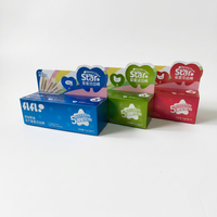Boîte en papier pliable personnalisée de qualité alimentaire, imprimée sur mesure, pour coffret cadeau de friandises dentaires pour animaux de compagnie, vente en gros