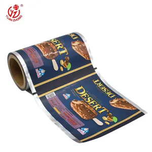 High Quality Factory Direct Sale OEM Custom Printing Flexible Food Packing Bag Plastic Packaging Film Roll For Ice Cream Wrap