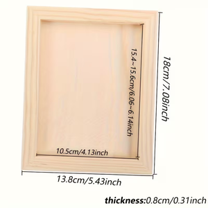10pcs Pack Vintage <strong>Wooden</strong> Photo Frames Thick <strong>Wall</strong>-Mountable Vertical <strong>Panels</strong> for Art, Photos Certificates Weddings - Product Image 1
