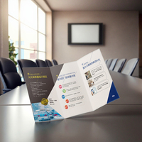 Service d'impression de brochures et de dépliants en papier d'art CMJN personnalisé de haute qualité du fabricant Impression en carton de qualité supérieure