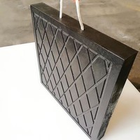 Plaques de stabilisation robustes en UHMWPE recyclé pour grue, supports de vérin haute résistance pour fabricants