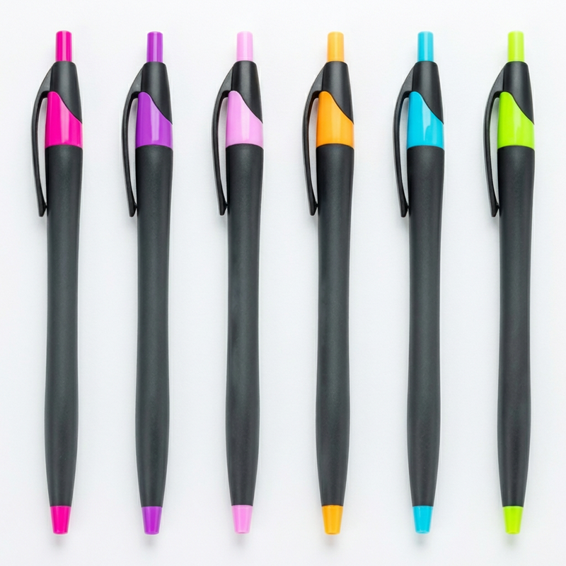 Multicolor Plastic Durable Body Advertising Pen