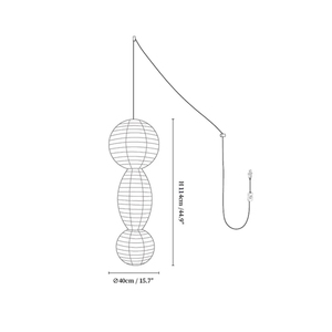 Lanterne en <span class=keywords><strong>papier</strong></span> empilée de style zen <span class=keywords><strong>japonais</strong></span>, lampe à LED avec cadre en bambou et <span class=keywords><strong>papier</strong></span> de mûrier fabriqué à la main, série de lanternes Ori - Product Image 4