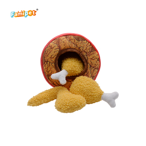 Famipet Đồ Chơi Cho Chó Nhồi Bông Mềm Mại Loạt Gà Rán Thiết Kế Mới Tùy Chỉnh Đồ Chơi Thú Cưng Nhồi Bông Cho Chó - Product Image 4