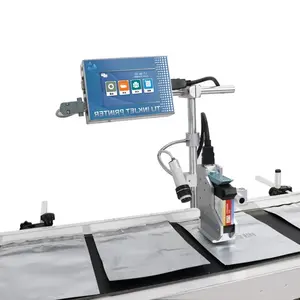 Impresora de inyección de tinta en línea industrial T110 para impresora de etiquetas de alimentos fecha número de lote máquina de codificación continua de inyección de tinta impresora portátil