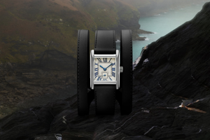 Montre habillée pour femme à cadran carré avec aiguilles bleues et petit cadran des secondes pour le bureau et les occasions décontractées Longinesing - Product Image 2