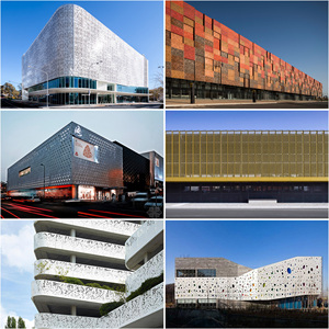 Material de Construcción, <span class=keywords><strong>Placas</strong></span> de Aluminio Perforadas Decorativas de Estilo Americano <span class=keywords><strong>para</strong></span> <span class=keywords><strong>Fachadas</strong></span> Exteriores - Product Image 6