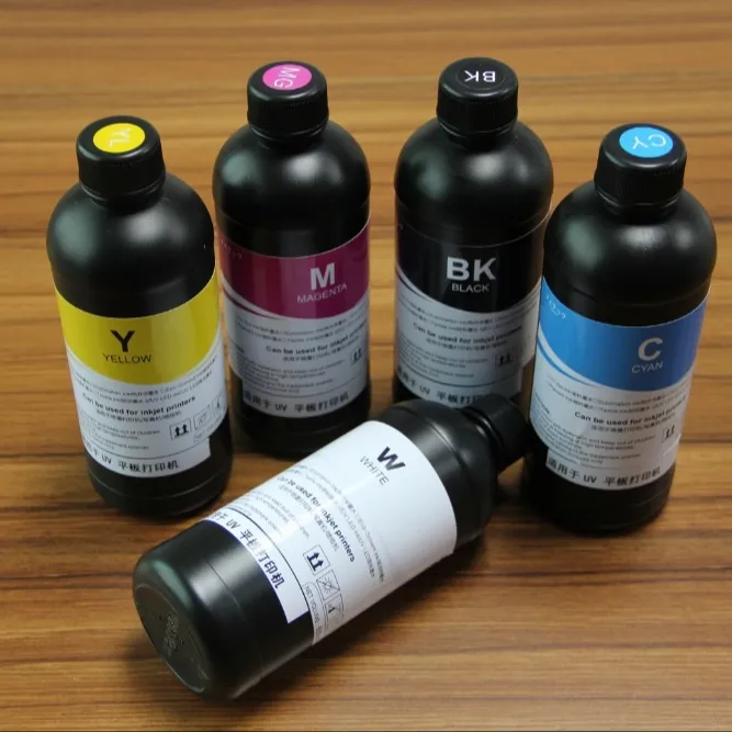 Bolsa de papel/tinta de impresión UV de superficie metálica para máquina de impresión Impresión de tinta digital UV DTF