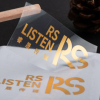 Etiqueta engomada del logotipo Etiqueta personalizada Botella Café Cosméticos Etiqueta transparente impermeable Etiquetas de embalaje personalizadas