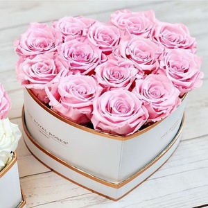 Mom I Love You <b>Heart</b> Bouquet Luxury Custom <b>Heart</b> <b>Shape</b> Flower <b>Box</b> - Product Image 2