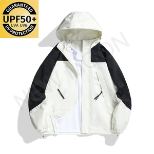 Chaqueta Impermeable Personalizada para Exteriores, Chaqueta Ligera Cortavientos, Chaqueta Deportiva Impermeable Personalizada con Protección Solar UPF50 para Hombre - Product Image 4