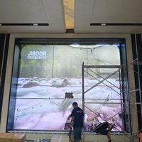 Pantalla LED Transparente Unilumin P3.91, Cartel Digital de Alta Transparencia con Clasificación IP54/55, Garantía de 3 Años para Escaparates