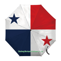 Paraguas plegable con bandera de Belice, apertura y cierre automático, compacto, portátil, grande, para lluvia, sol, protección UV, resistente al viento